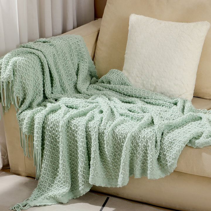 Decorative Woven Throw Blanket