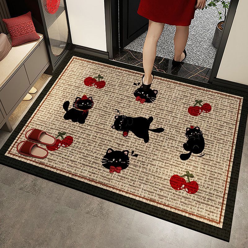 Playful Cat-Themed Mat
