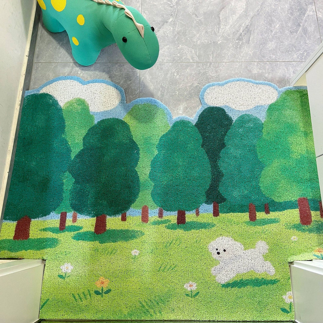 Cartoon Forest Animal Doormat Kalsten