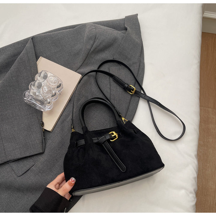 Elegant Suede Handheld Bag Kalsten