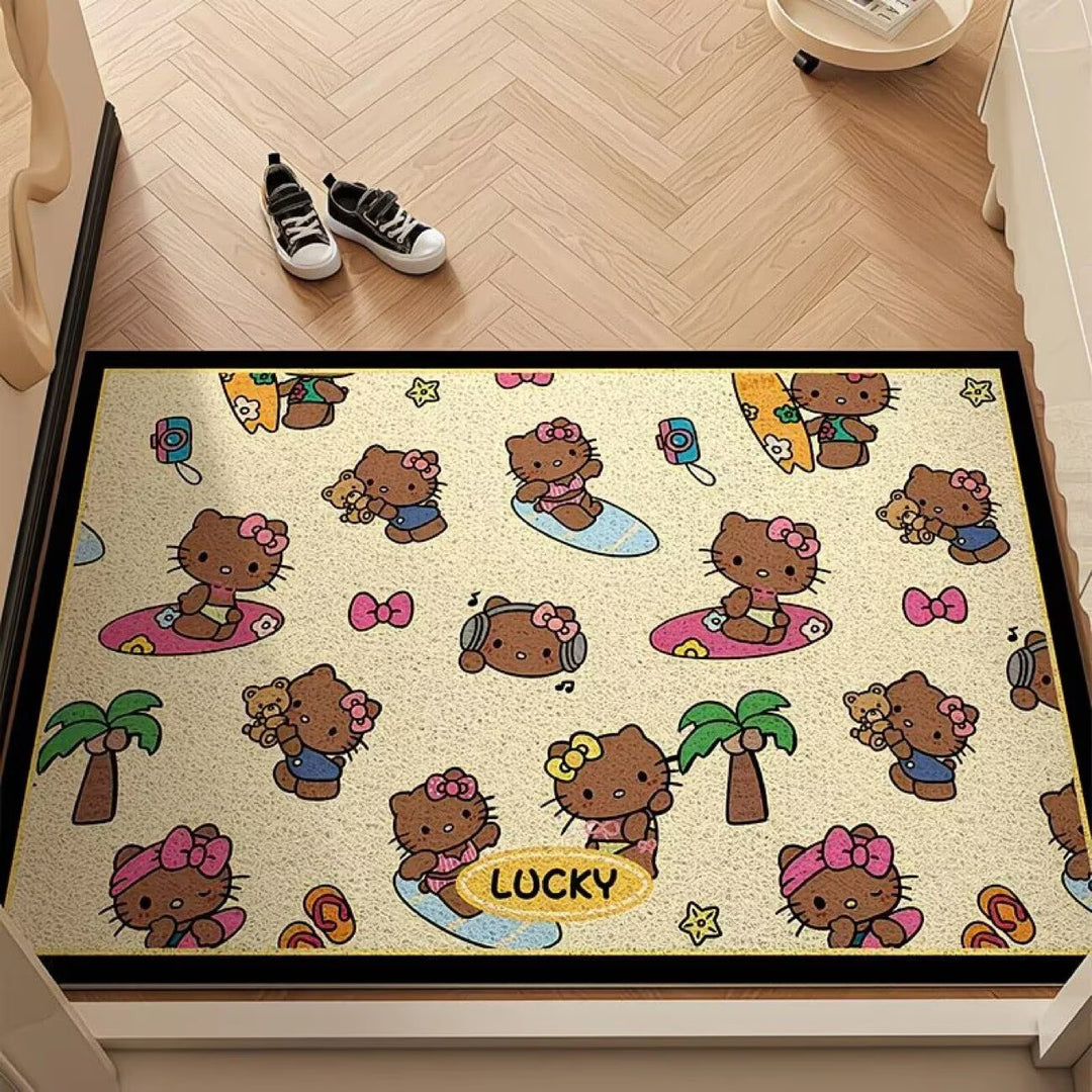 Cartoon Character Welcome Mat for Entrance