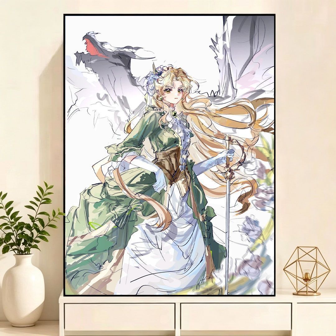 Elegant Enchanted Forest Dress Kalsten