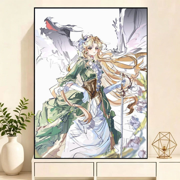 Elegant Enchanted Forest Dress Kalsten