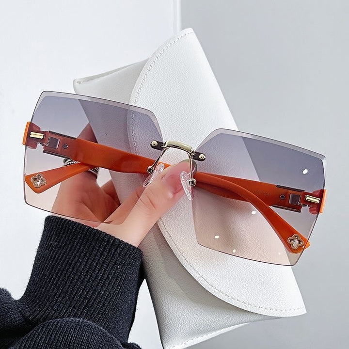 Oversized Geometric Shield Sunglasses Kalsten