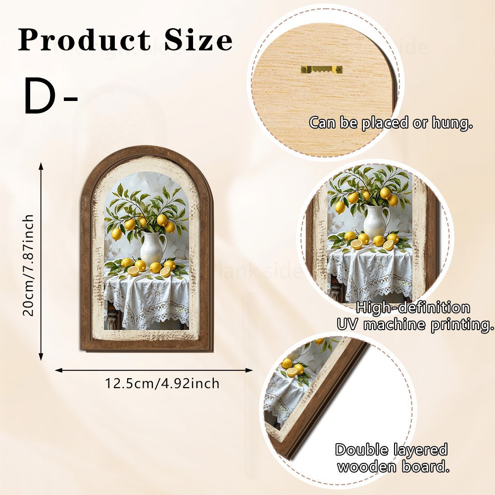 Wall decoration with lemon pattern Kalsten