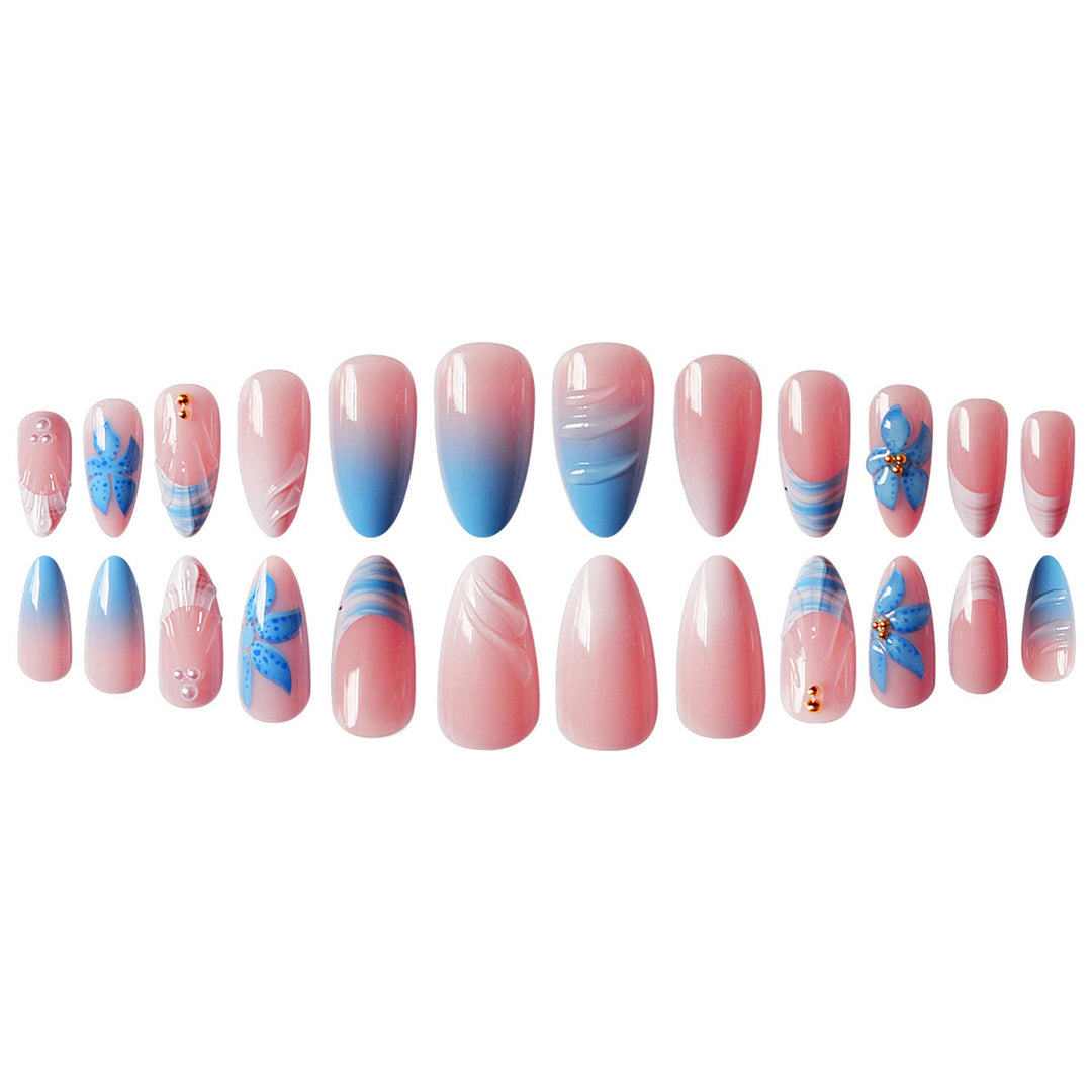 Artistic Shell Design Press-On Nails Kalsten