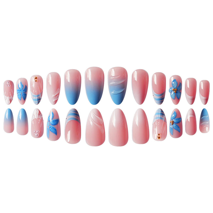 Artistic Shell Design Press-On Nails Kalsten