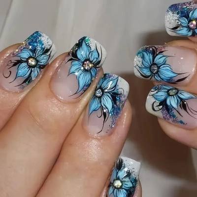 Elegant Long Acrylic Nail Extensions Kalsten