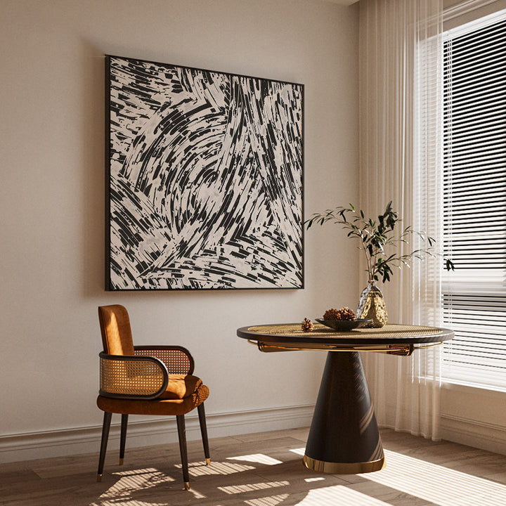 Abstract Brushstroke Canvas Wall Art