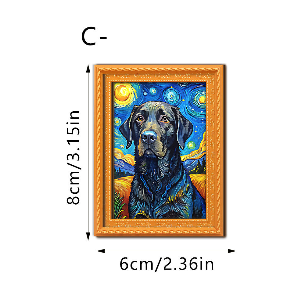 Decorative cat art with futuristic design Kalsten