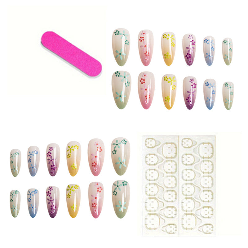 Floral Art Manicure