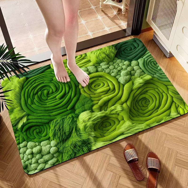 Decorative Plush Bath Mat