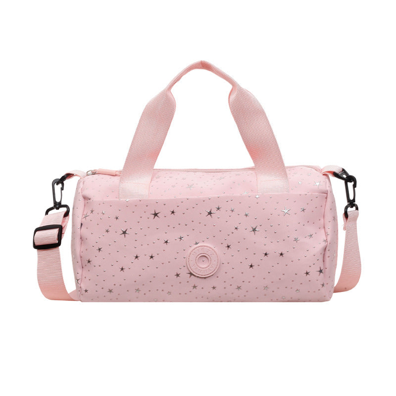Stylish Star-Patterned Sports Duffle
