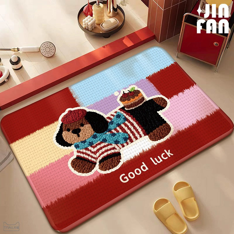 Cute Animal-Themed Indoor Doormat Kalsten