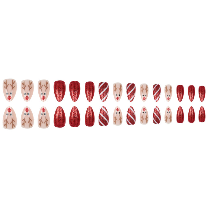 Festive Holiday-Themed Press-On Nails Kalsten 1789085820