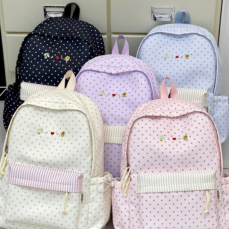 Casual Star-Printed Backpack Kalsten