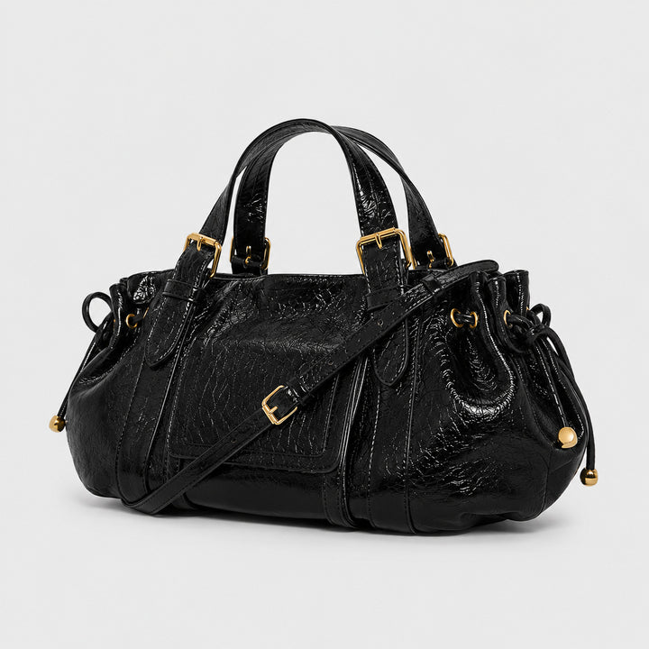 Luxurious Textured Leather Handbag