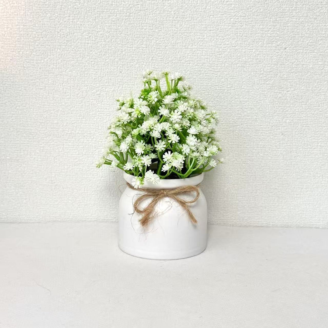Elegant Artificial Flower Pot Arrangement for Home Decor