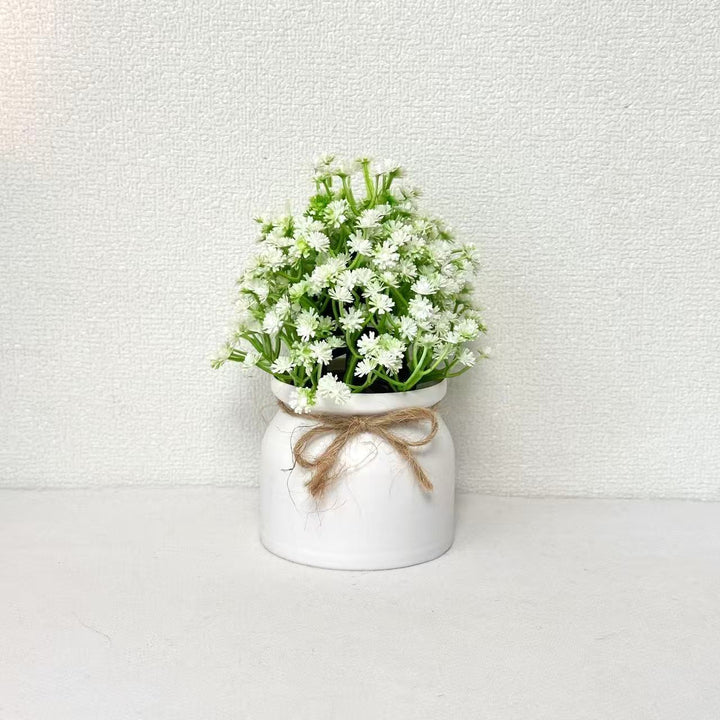 Elegant Artificial Flower Pot Arrangement for Home Decor