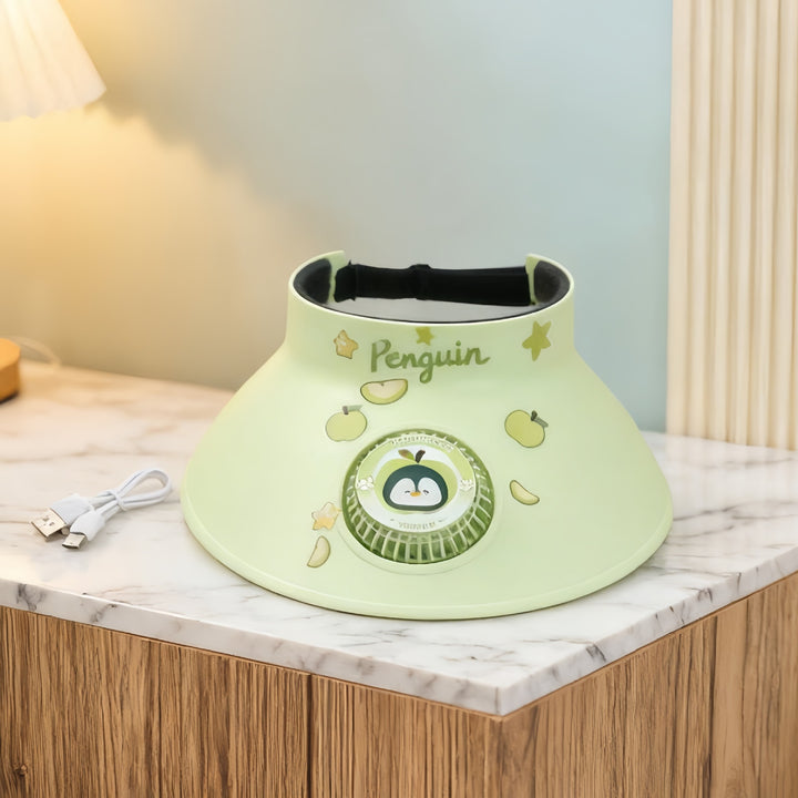 Portable Neck Fan with Cute Cat Design Adjustment Kalsten