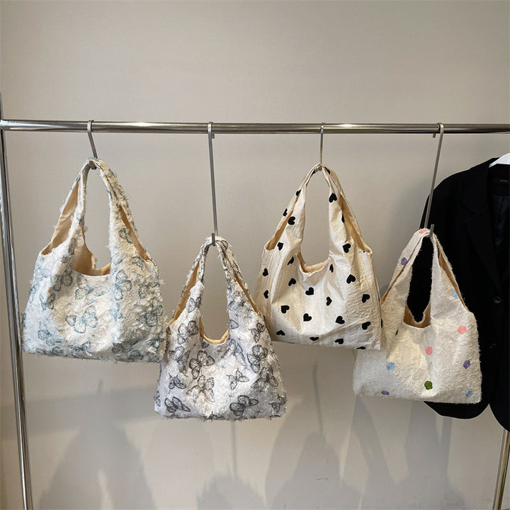 Embroidered Canvas Tote Bag Kalsten