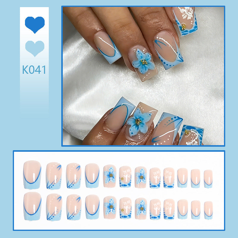 Exquisite Art Nails with Creative Flower Designs Kalsten