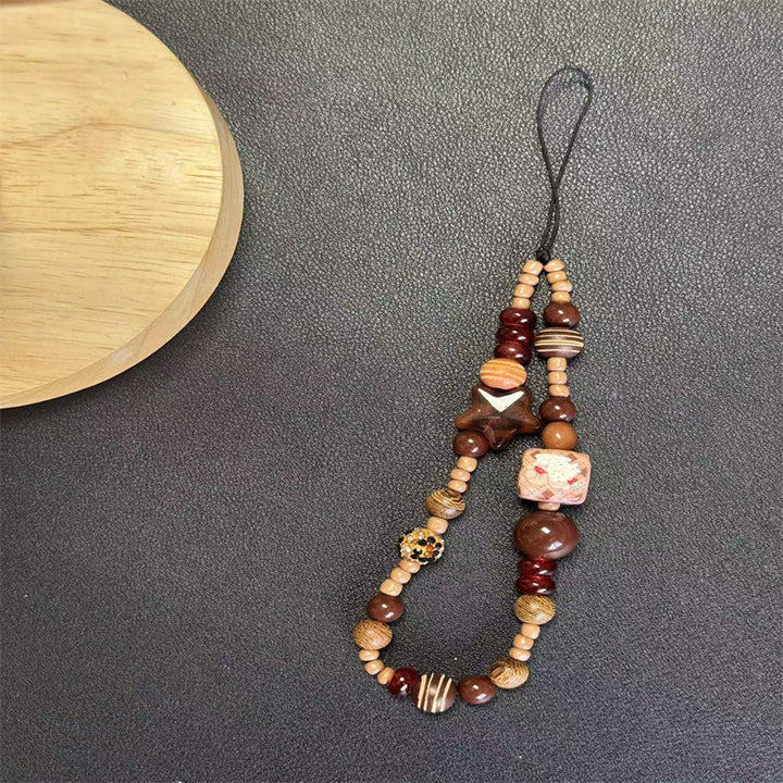 Unique Handcrafted Beaded Charm Keychain Kalsten