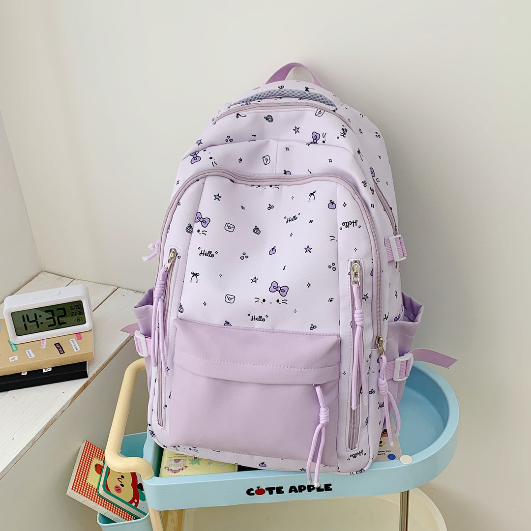 Leisure backpack with charming design and practical compartments Kalsten