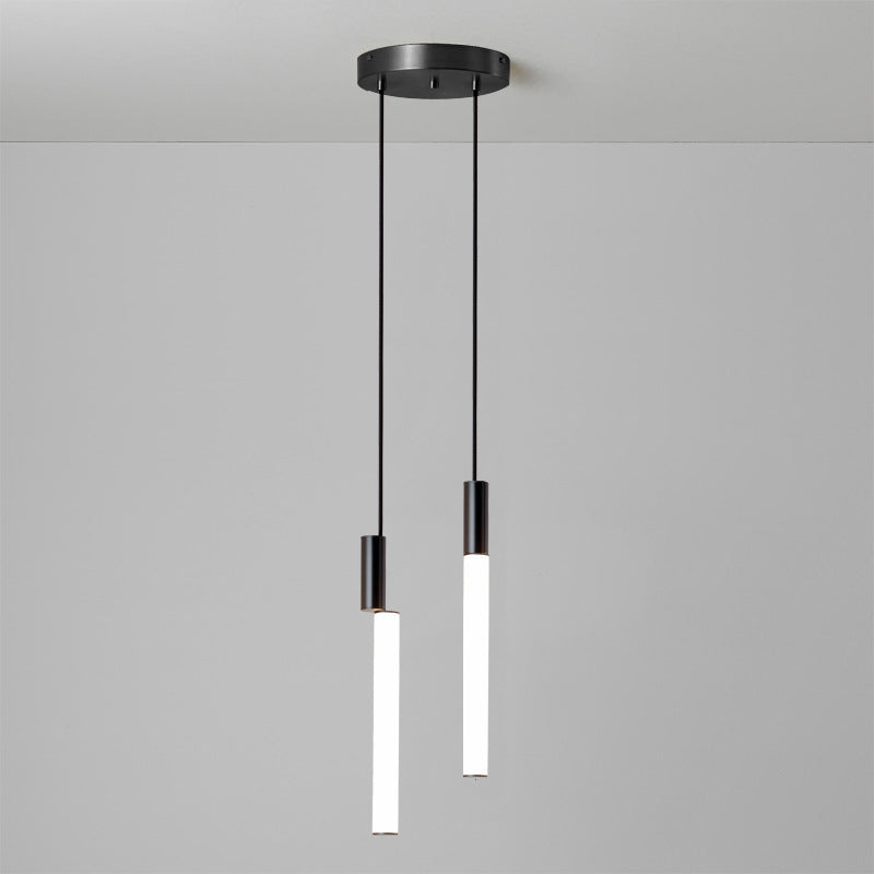 Modern Minimalist Pendant Light with Dual Tubes