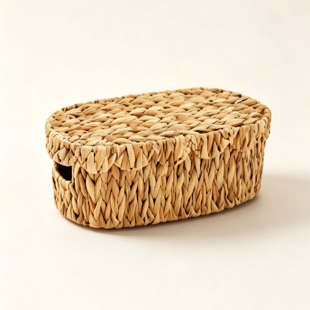 Oval Woven Storage Basket Kalsten