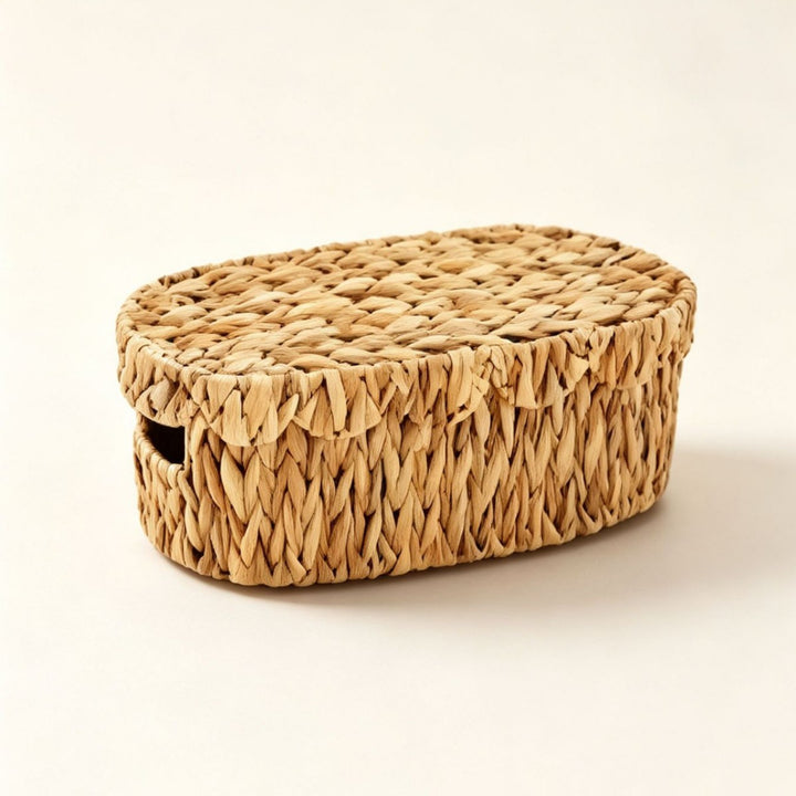 Oval Woven Storage Basket Kalsten