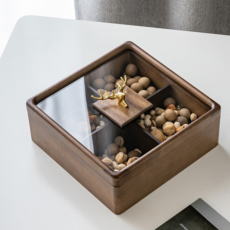 Elegant Wooden Snack Storage Kalsten