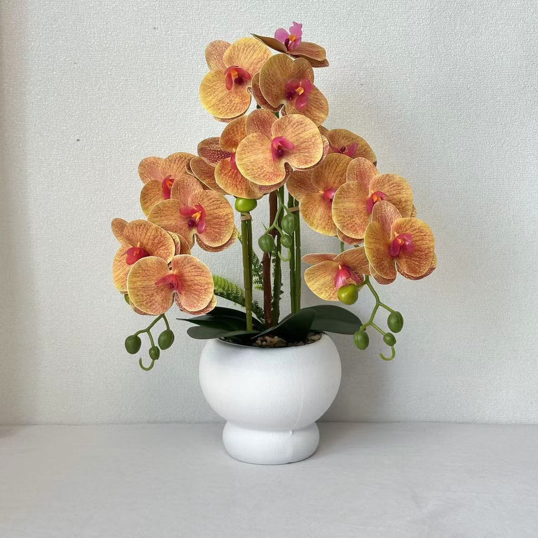 Elegant Faux Orchid Plant
