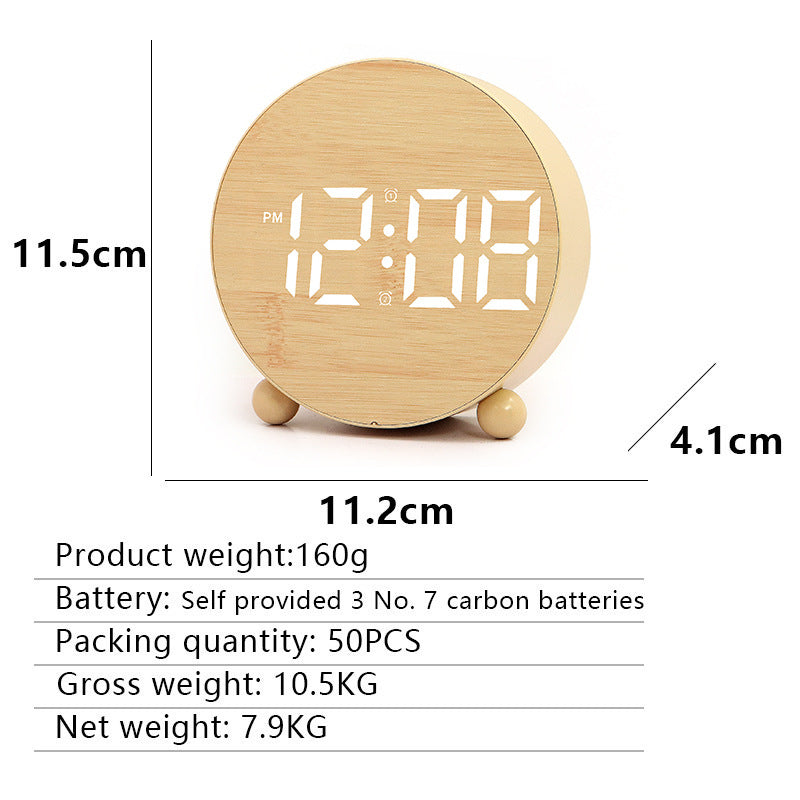 Digital Alarm Clock with Large LED Display and Gentle Alarm Function Kalsten