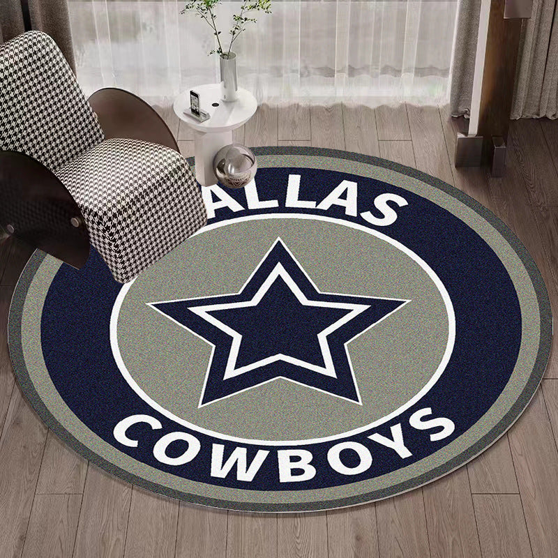 Round Logo Area Rug Kalsten