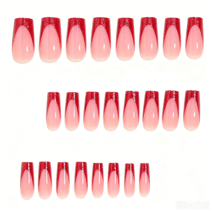 Glitter Tip Stiletto Press-On Nail Set Kalsten