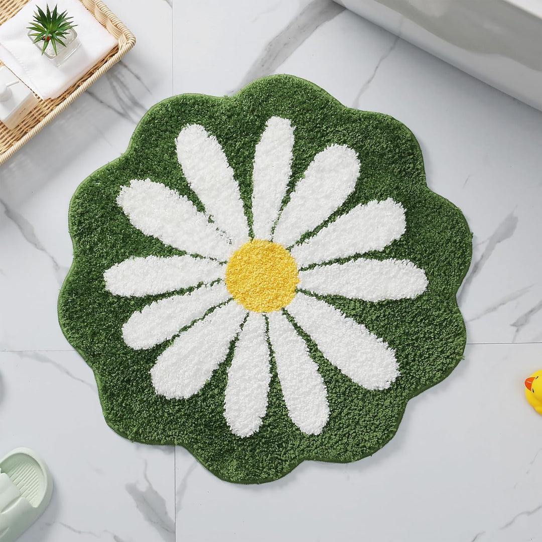 Floral Shape Bath Mat