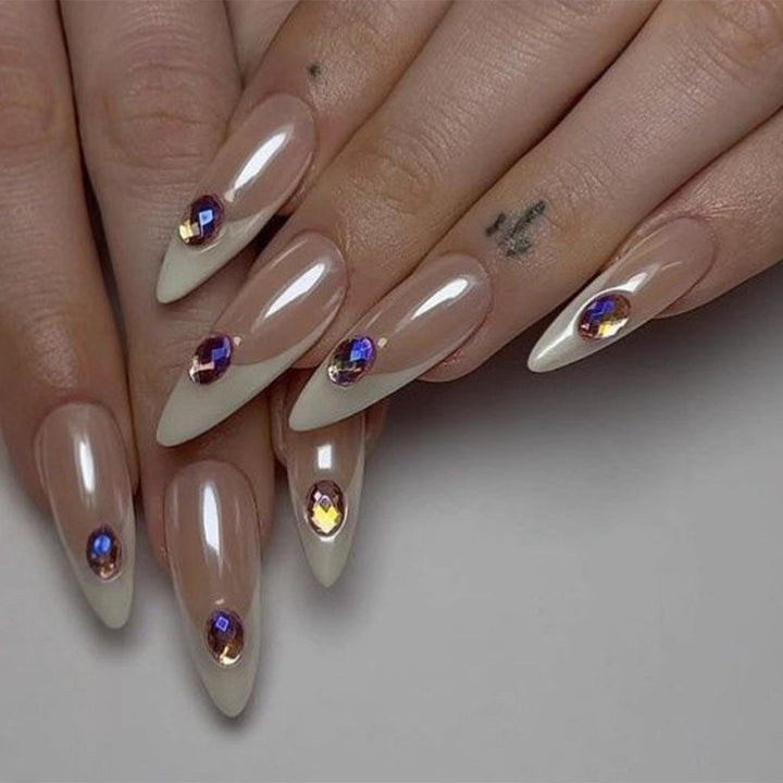 Artificial nails with floral 3D applications Kalsten