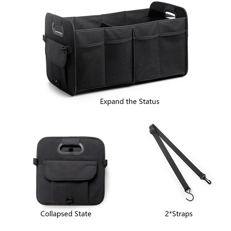 Organizer storage basket with side compartments Kalsten