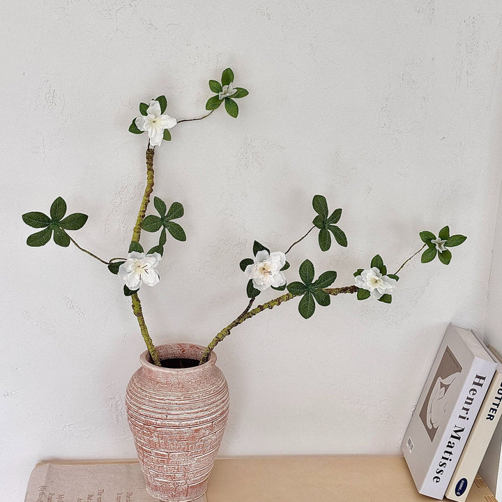 Artificial Azalea Flower Arrangement Vintage