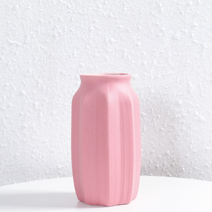 Textured Ceramic Floral Vase Kalsten