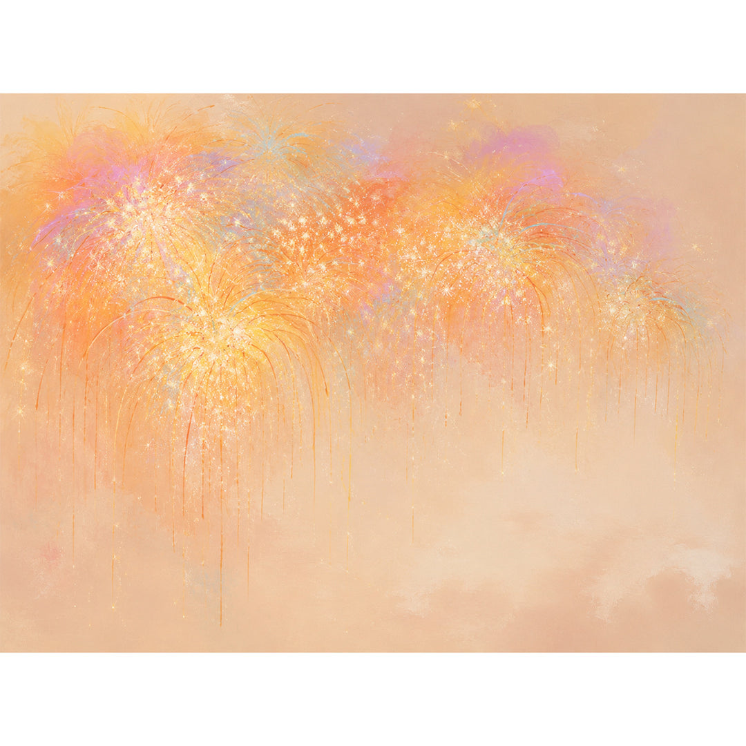 Abstract Glittery Canvas Artwork