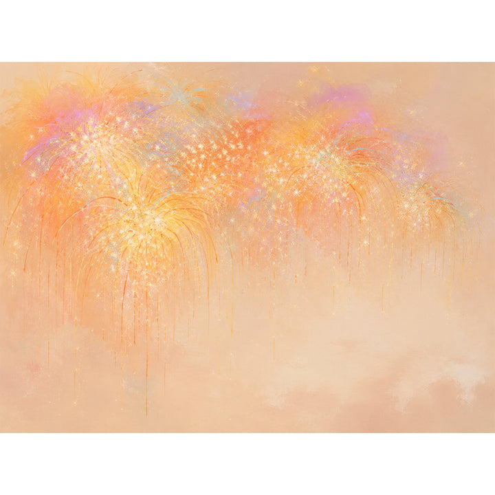Abstract Glittery Canvas Artwork