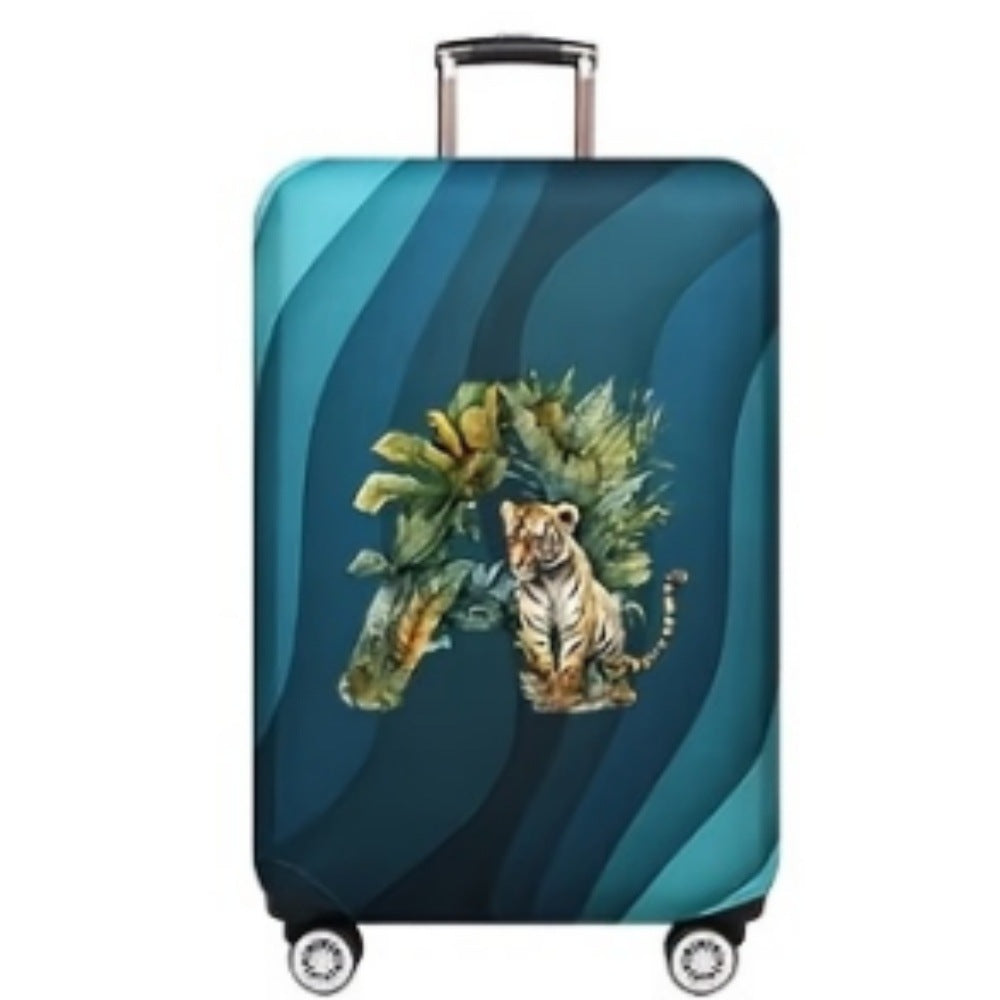 Women's hard-shell suitcase with stylish tiger design Kalsten