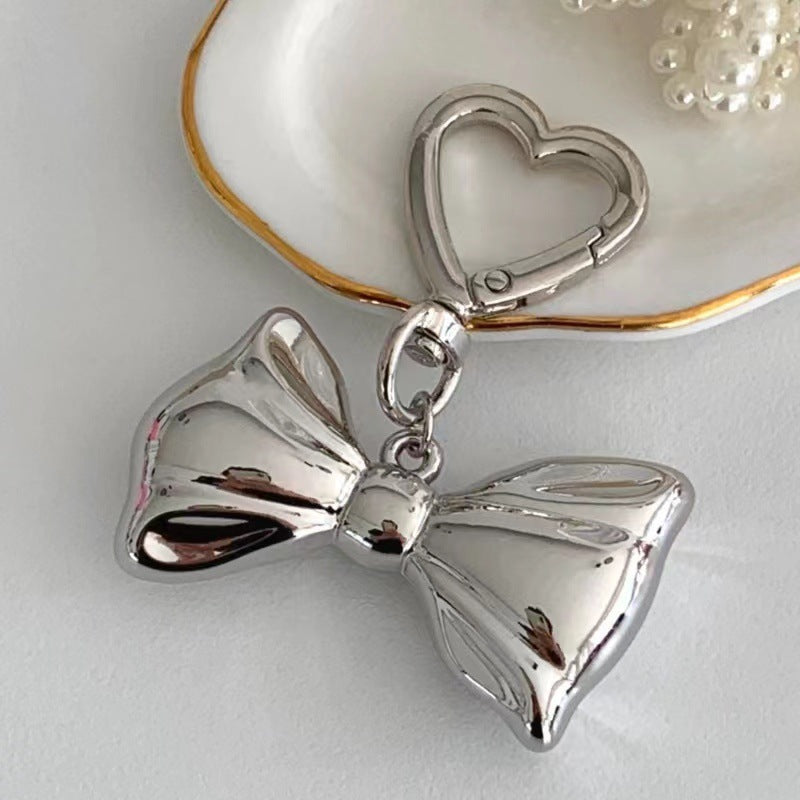 Heart-Shaped Bow Keychain Kalsten