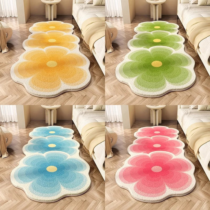 Soft Floral Area Rug