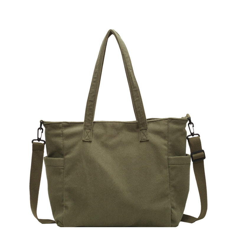 Textured Multi-Pocket Travel Tote Kalsten