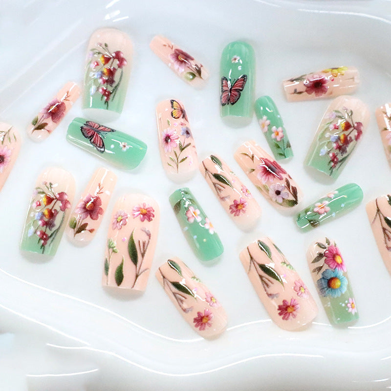 Floral Themed Nail Art Set Kalsten