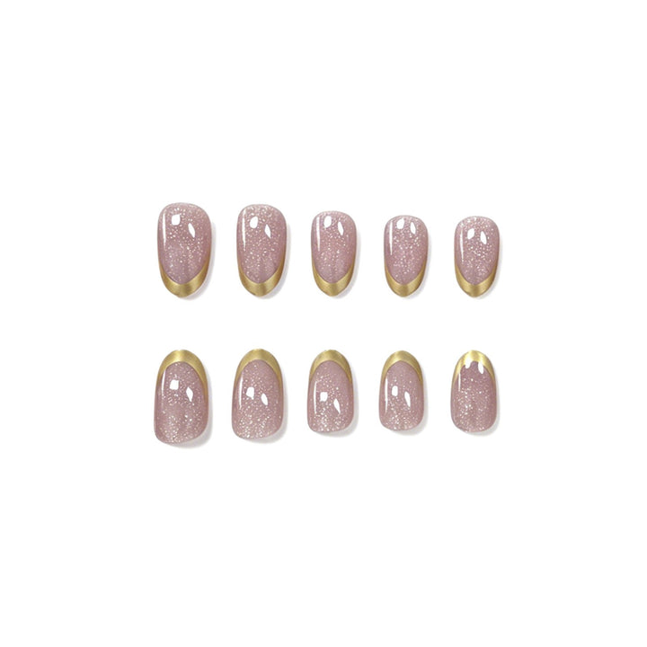 Elegant Glossy Nail Art Extensions Kalsten
