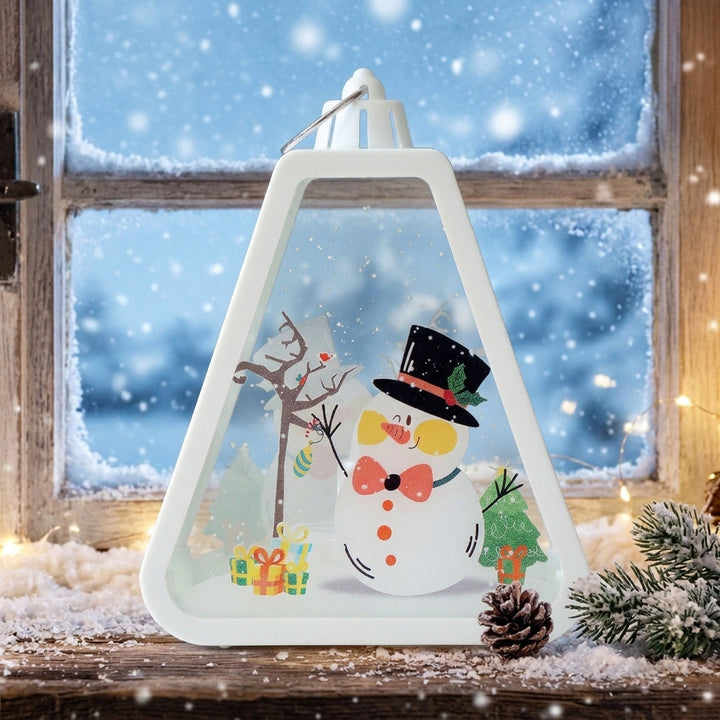 Christmas lantern in modern design